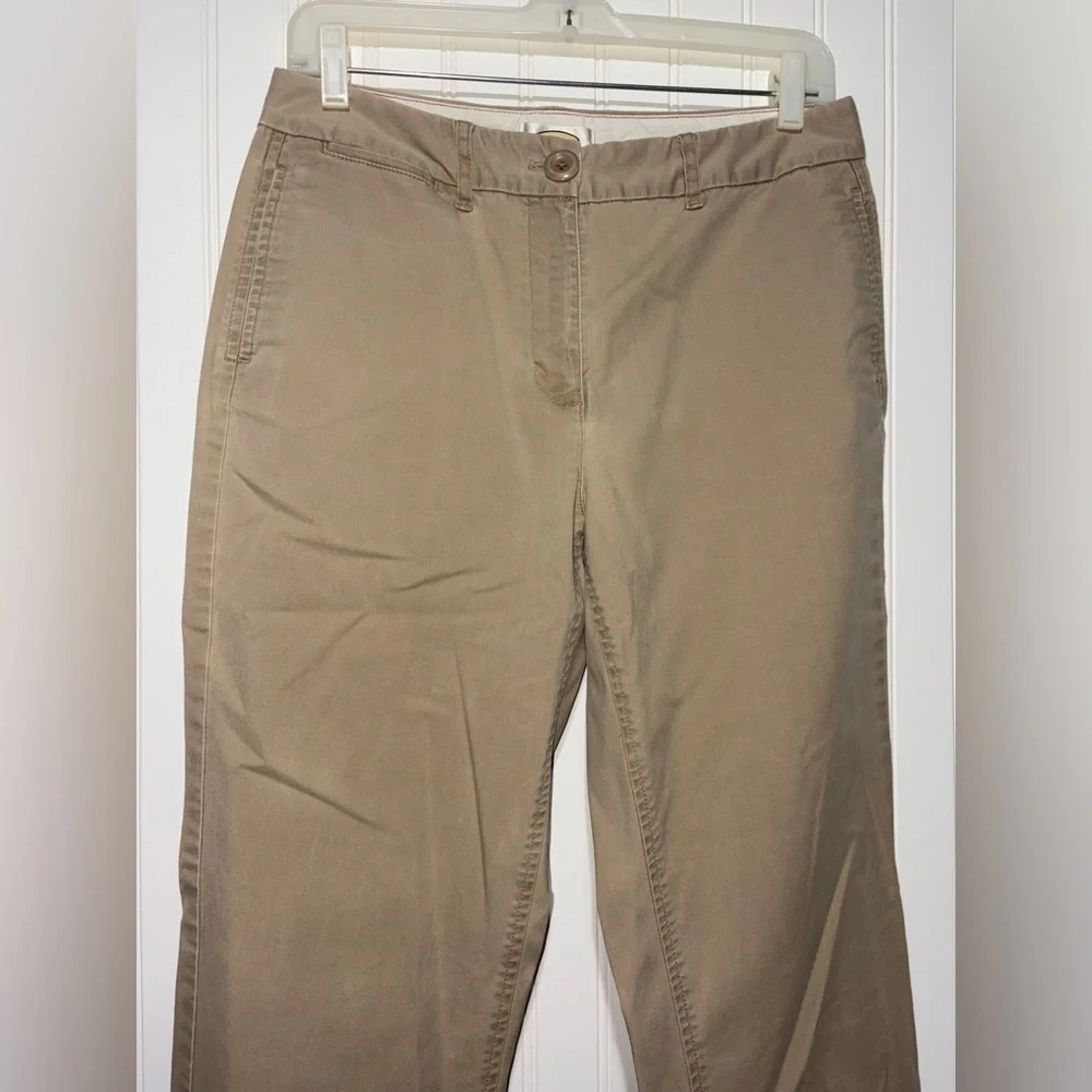 Vintage Talbots Classic Khaki Dress Pant| Size 8 Stretch - Picture 2 of 5